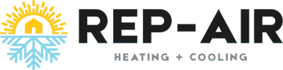 rep air heating and cooling logo